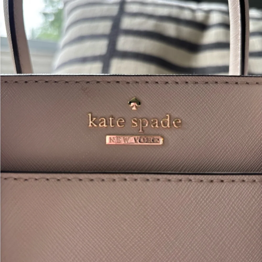 Kate Spade Taupe Candace Cameron Street Bag + Wallet - Picture 2 of 7
